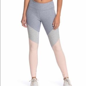 Outdoor Voices Color Blocked Leggings - pink